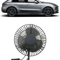 yuneik 12 Volt 6" Fan for Car, Jeep,Truck,Auto, Caravan, Boat, Buses Y464 Car Interior Fan image 1