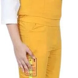 mykuki Women Yellow Dungaree image 3