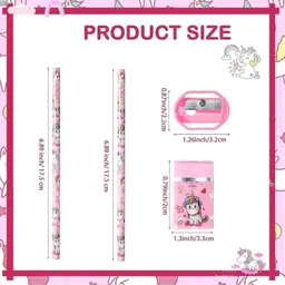 taufa villa Unicorn Stationery Combo Unicorn Pencil Boxes for girls Unicorn Pens(Pack of 17) image 2