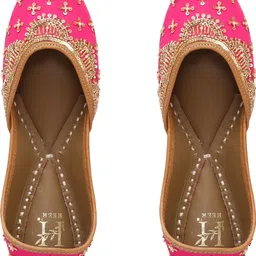 heer Ethnic Punjabi Jutti Mojari for Women's (Traditional Two) Jutis For Women image 5