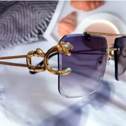 netwiz UV Protection Rectangular Sunglasses (Free Size) image 2