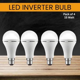 yaroh 15W Rechargeable Emergency Inverter LED Bulb, Upto 4 Hours Battery For HomePX234 4 hrs Bulb Emergency Light-picture-26