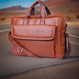 house of common Men & Women Tan Messenger Bag-picture-26