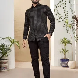 leipzig fashion Men Cotton Blend Ethnic Top Set image 3