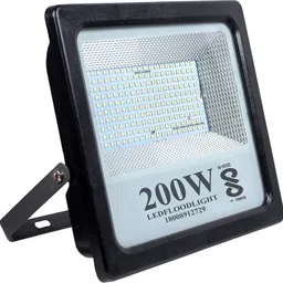 pe 200W BIS Approved PC Body LED Flood Halogen Light With 2 Year Warranty - Pack of 1 Flood Light Outdoor Lamp image 2