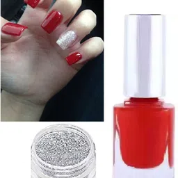 afaraxia Nail Polish red Long Lasting Smooth Matte Finish& glitter-picture-34