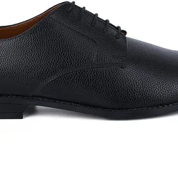 louis stitch Lace Up Formal Shoes for Men, Black Derby Shoes - RGPDPLJB - UK 6 Derby For Men image 2