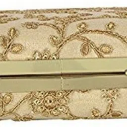 d'vine luxe Casual Gold Clutch image 4