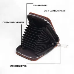 provogue Men & Women Trendy, Travel, Evening/Party, Casual, Formal, Ethnic Tan Artificial Leather Wallet image 2