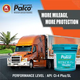 pl super palco Hitech Plus SAE 15W40 Heavy Duty Premium Diesel Engine Oil 10 Litre API CI-4 Plus SL for Truck Advanced Protection Against Soot Anti Foaming Turbo Charged Heavy Duty Engine Oil image 3