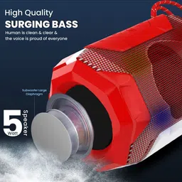 Deeshora Portable Subwoofe Color RGB Light Cool TWS Surround Sound Speaker 5 W Bluetooth Speaker image 2