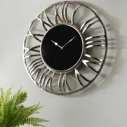 de maison decor Black Round Wall Aether Clock image 1