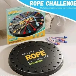 playvista Rope Untangling Puzzle Game,Twisted Rope Puzzle for Kids & Adults Travel Games Educational Board Games image 2