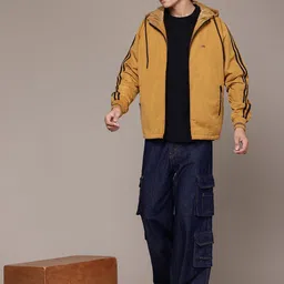 roadster Men Self Design Tailored Jacket-picture-23