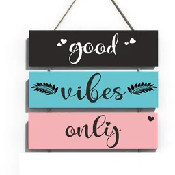 crafts world GOOD VIBES ONLY WALL HANGING-picture-11