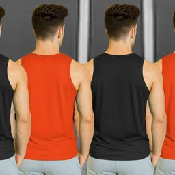 expert choice Pack of 4 Men Vest image 3