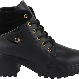 nzs Smart Casual Mid Top | Winter Boots |Lace-UP |Trendy Boots For Girls Boots Boots For Women image 4