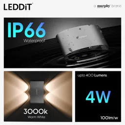 leddit Swing Arm Wall Light Wall Lamp With Bulb image 3