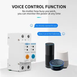 amiciSmart WiFi MCB, Circuit Breaker & Energy Meter with Over Voltage/Load Protection Smart Switch image 2