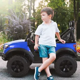 wishmaster 4x4 Kids Driving Electric 888 Car For 1-8 Year Remote + Mobile App Control Jeep Battery Operated Ride On image 5