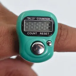 brand home Mini Hand Tally Counter Finger Ring Digital Electronic Head Count Mantra Jap Digital Tally Counter image 2