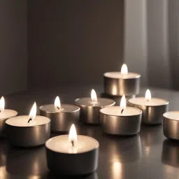 AN_(A_399)_Tealight_White_Pack Of -50 Candle-image-14