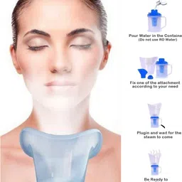YAARA ENTERPRISE Face, Nose, and Cough Steamer 3 in 1 Plastic Steam Vaporizer, Nozzle Inhaler, Facial Sauna, and Facial Steamer Machine for Adults and Kids (Multicolor) Vaporizer image 5