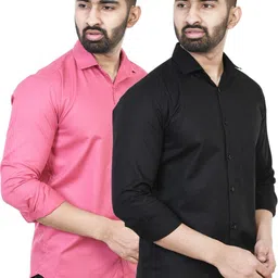 feel high Men Regular Fit Solid Casual Shirt-picture-19