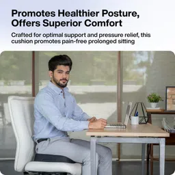 maitri enterprise Black Memory Foam Car Pillow Cushion for Hyundai image 4