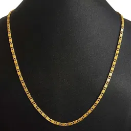 navyanisan Buy 1 get 3 FREE LONG SIZE 36 INCH Crystal Gold-plated Plated Sterling Silver Chain image 4