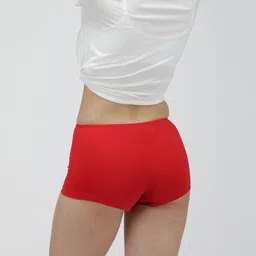 amul comfy Pack of 4 Women Boy Short Multicolor Panty image 2