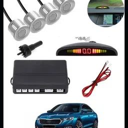 peeps store Car Premium 4 Silver Reverse Parking Sensor-AP25N13 Car Premium 4 Silver Reverse Parking Sensor-AP25N13 Parking Sensor-picture-15