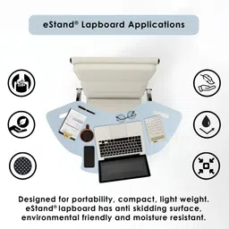 eStand Spider Lap Board LAP BOARD Wooden Desk Stand Laptop Stand Compatible with Universal Laptops image 3