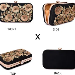 for the beautiful you Party, Casual Black Clutch image 5