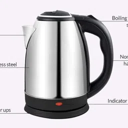 maitri enterprise Stainless Steel Electric Kettle Water Boiler with Handle Electric Kettle 2.0L Electric Kettle image 3