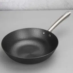 femora Preseasoned Cast Iron S1228 cm Non Toxic and Coating Free Wok image 2