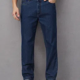provogue Men Straight Fit Mid Rise Blue Jeans image 1