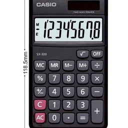 casio SX-300-W Portable Basic Calculator image 3