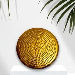 prasath metal mart Brass Channi jalleda | Brass sieve | Brass for rice Sieve wedding purpose Colander image 2