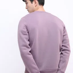 highlander Men Full Sleeve Solid Sweatshirt image 2