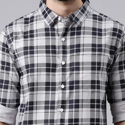 broon Men Shirt & Pyjama set Grey Printed image 4