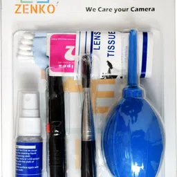Zenko New Professional Clean Pro 9 IN 1 Multi-Purpose Cleaning Kit for Cameras, Lenses, Binoculars, LCD, Laptops, Desktops, Keyboards, etc, Includes Micro-Fibre Cloth, Brush, Liquid Solution, Powerful Dust Blower, Cotton Swabs, Magic Lenspen & Cleaning TissueLens Cleaner-picture-10
