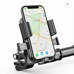 hanumanik Bike Mobile Holder | Rearview Mirror Mount | Anti-Shake | 360� Rotation Bike Mobile Holder image 2