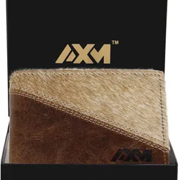 axm Men Trendy Brown Genuine Leather RFID Wallet-picture-22