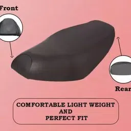 anmol enterprises Ather 450X Seat Cover Protect from Rust and Dust, PU Leather Waterproof Single Bike Seat Cover For NA NA image 4