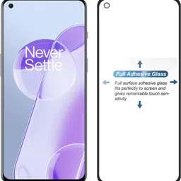 EITANSHA CREATION Edge To Edge Tempered Glass for OnePlus 8T, OnePlus 9, OnePlus 9R image 3