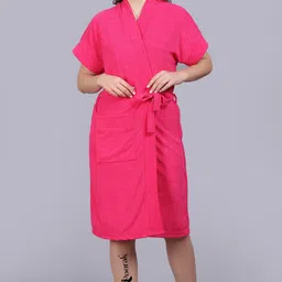 poorak Rani Free Size Bath Robe image 1