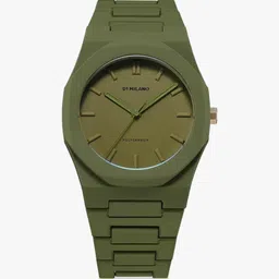 d1 milano Polycarbon Green Dial Quartz Analog Watch - For Men PCBJ22 image 3