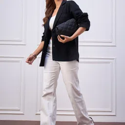 stylestone Women Solid Single Breasted Casual Blazer image 4