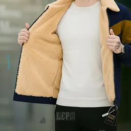futse peno Men Solid Casual Jacket image 3